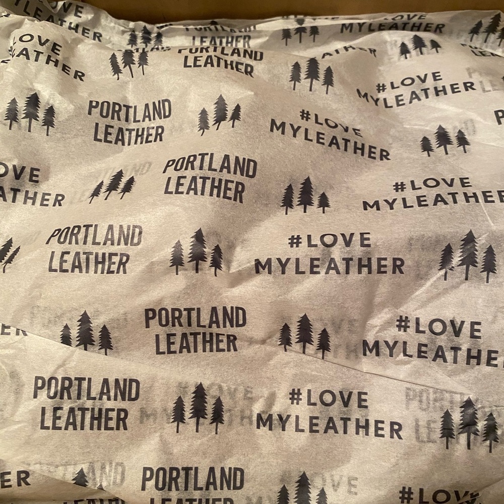 🆕 Portland Leather Goods LARGE Bucket Bag in BOREAL! 💚💙 - Picture 13 of 13